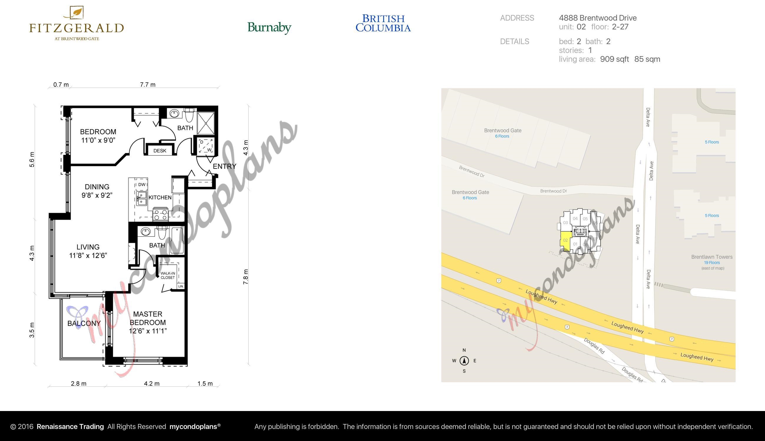 1202 4888 BRENTWOOD DRIVE 35